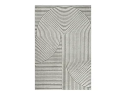 the carpet Alfombra De Salón-Alfombra Everest Modern 3D alto-bajo - - 80 x 150 cm Gris