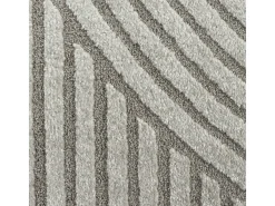 the carpet Alfombra De Salón-Alfombra Everest Modern 3D alto-bajo - - 80 x 150 cm Gris