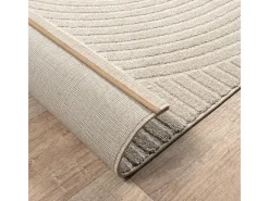 the carpet Alfombra De Salón-Alfombra Everest Modern 3D alto-bajo - - 160 x 230 cm Beige