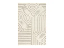 the carpet Alfombra De Salón-Alfombra Everest Modern 3D alto-bajo - - 80 x 150 cm Beige