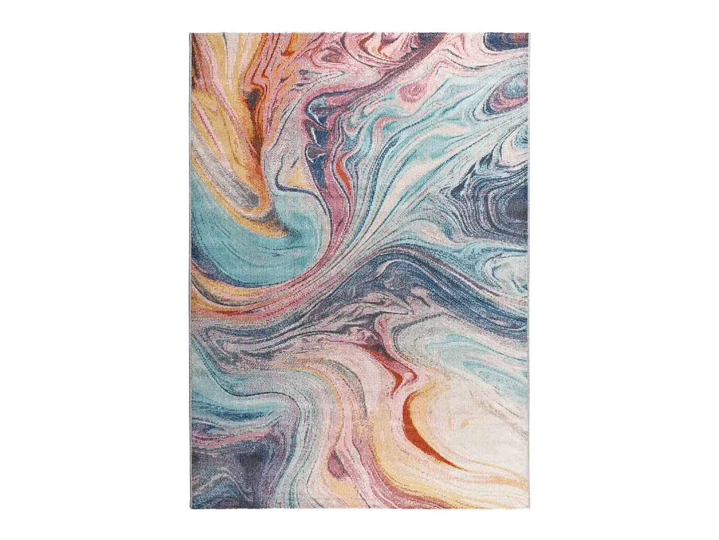 Alfombra De Exterior-Alfombra exterior - abstracto - multicolor - 160 x 230 cm - SAMARA Rosa / Azul / Multicolor