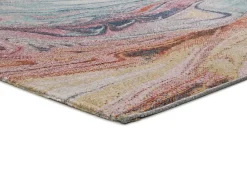 Alfombra De Exterior-Alfombra exterior - abstracto - multicolor - 80 x 150 cm - SAMARA Rosa / Azul / Multicolor