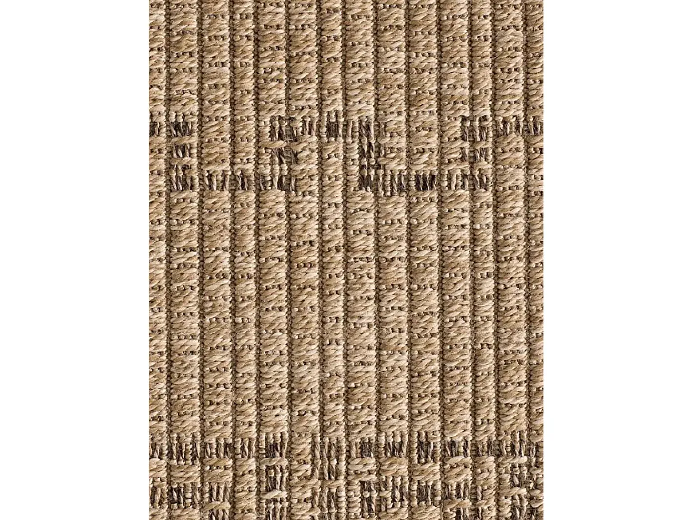 Alfombra exterior - clásico efecto yute - natural - 160 x 230 cm - ACRA Marru00f3n Clearance
