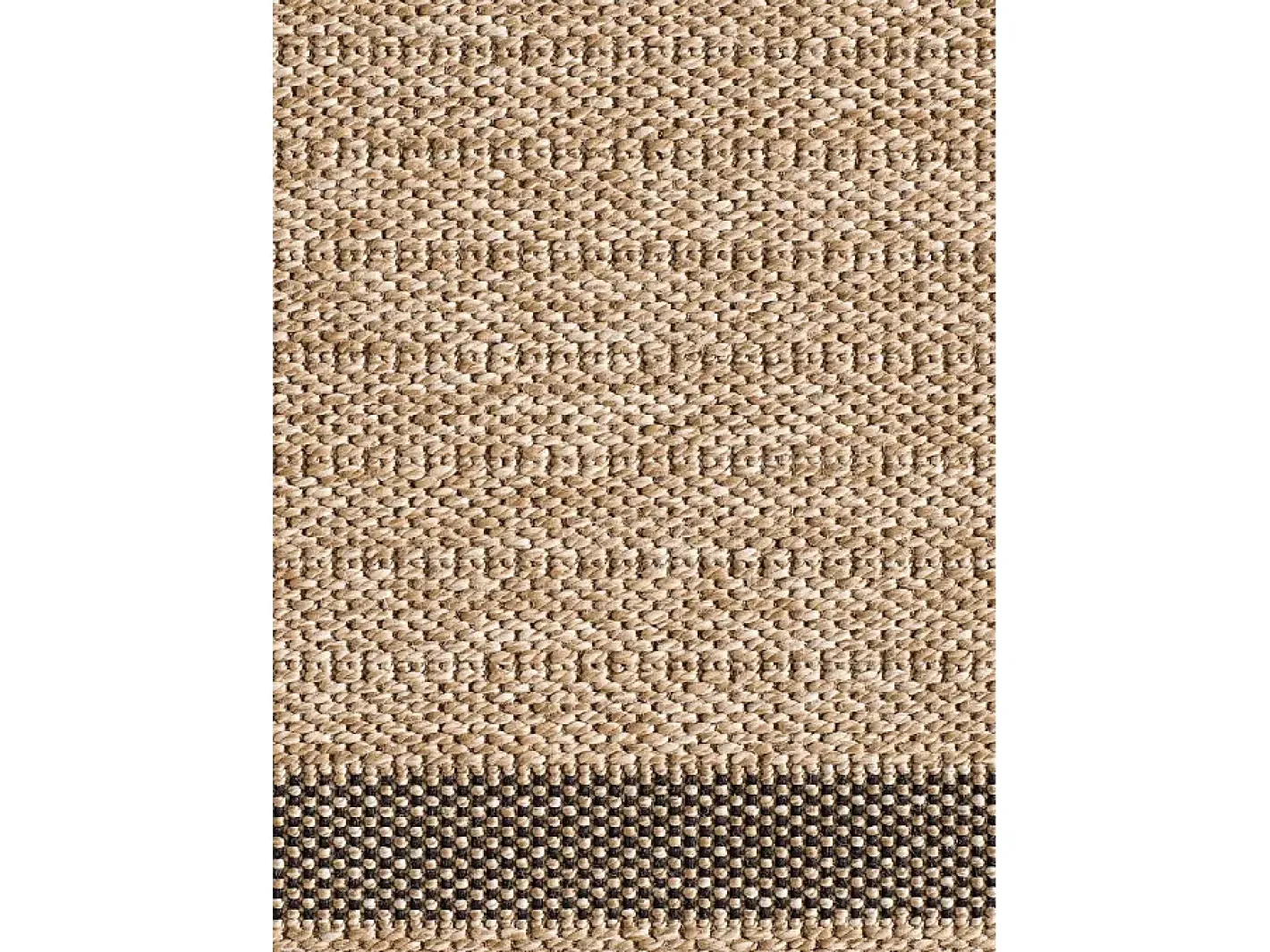 Online Alfombra exterior - efecto yute - natural - 200 x 290 cm - ACRA Marru00f3n
