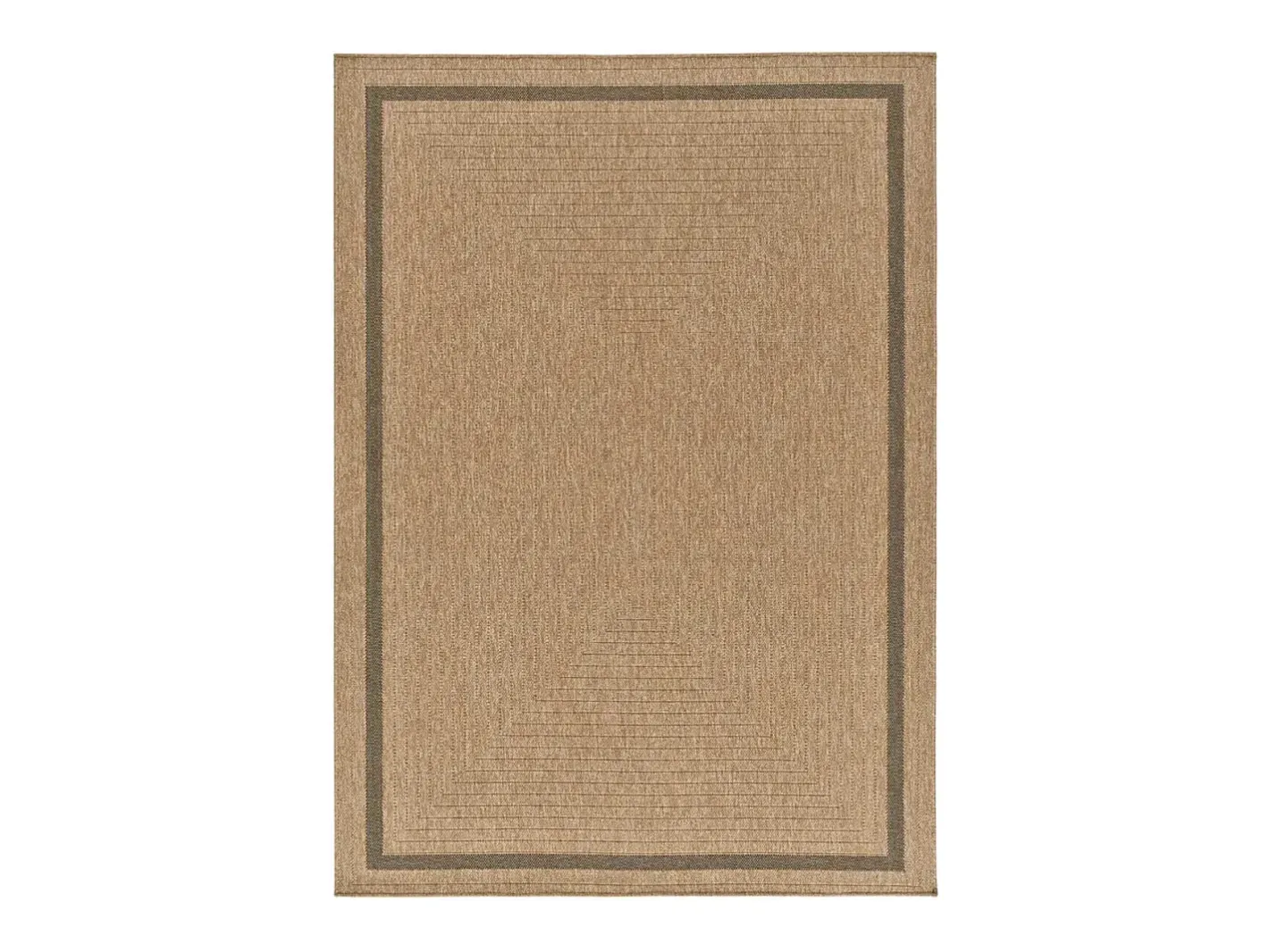 Online Alfombra exterior - efecto yute - natural - 200 x 290 cm - ACRA Marru00f3n