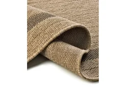 Alfombra De Exterior-Alfombra exterior - efecto yute - natural - 120 x 170 cm - ACRA Marru00f3n