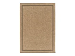 Alfombra De Exterior-Alfombra exterior - efecto yute - natural - 120 x 170 cm - ACRA Marru00f3n