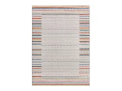 Alfombra De Exterior-Alfombra exterior - geométrico - multicolor - 120 x 170 cm - SAMARA Beige / Multicolor