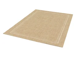 Alfombra exterior - geométrico aspecto yute - - 80 x 150 cm - GUINEA Beige Online