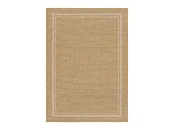 Alfombra exterior - geométrico aspecto yute - - 80 x 150 cm - GUINEA Beige Online
