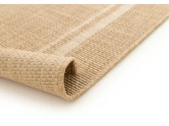 Alfombra exterior - geométrico aspecto yute - - 80 x 150 cm - GUINEA Beige Online