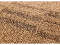 Alfombra exterior - geométrico aspecto yute - natural - 120 x 170 cm - GUINEA Color natural oscuro Sale