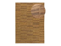 Alfombra exterior - geométrico aspecto yute - natural - 120 x 170 cm - GUINEA Color natural oscuro Sale