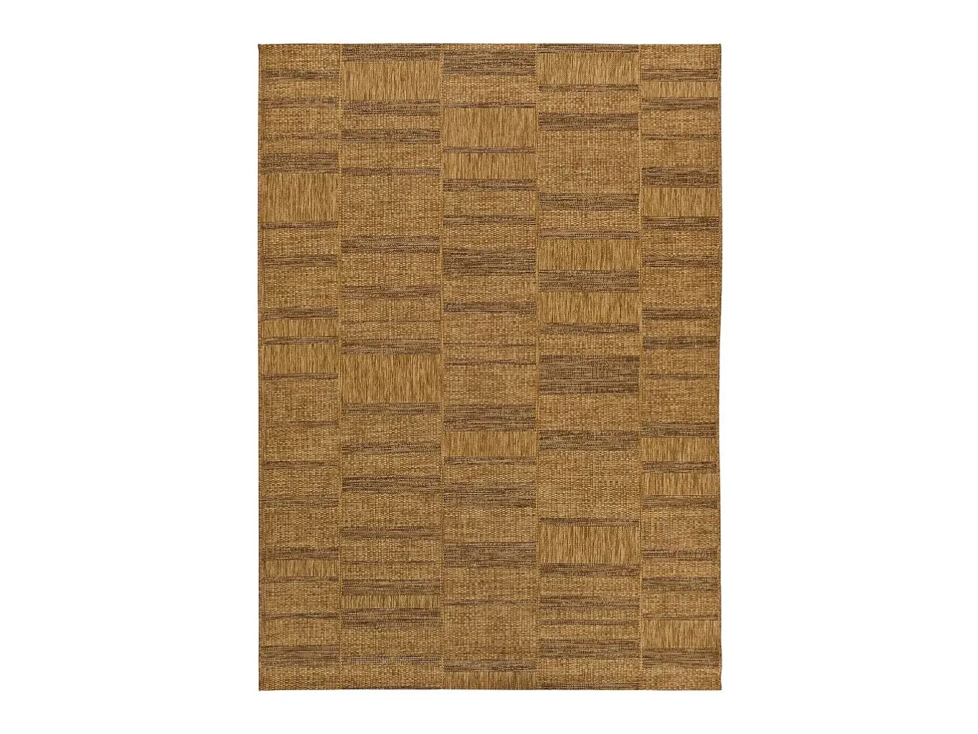 Alfombra exterior - geométrico aspecto yute - natural - 160 x 230 cm - GUINEA Color natural oscuro Clearance