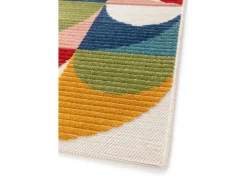 Alfombra De Exterior-Alfombra exterior - geométrico con relieve - - 80 x 150 cm - MILA Multicolor