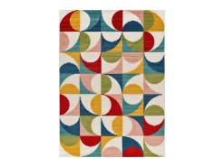 Alfombra De Exterior-Alfombra exterior - geométrico con relieve - - 80 x 150 cm - MILA Multicolor