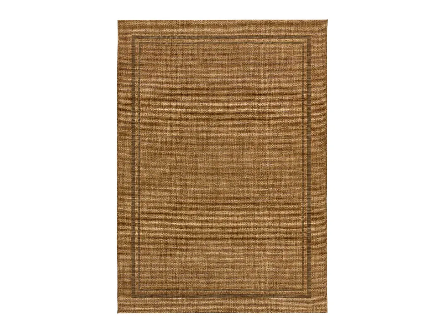 Alfombra exterior - geométrico aspecto yute - natural - 160 x 230 cm - GUINEA Color natural oscuro New