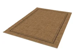 Alfombra exterior - geométrico aspecto yute - natural - 160 x 230 cm - GUINEA Color natural oscuro New