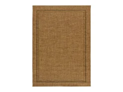 Best Alfombra exterior - geométrico aspecto yute - natural - 80 x 150 cm - GUINEA Color natural oscuro