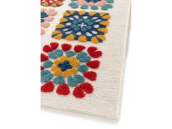 Alfombra De Exterior-Alfombra exterior - geométrico con relieve - - 120 x 170 cm - MILA Multicolor