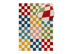 Alfombra De Exterior-Alfombra exterior - geométrico con relieve - - 80 x 150 cm - MILA Multicolor