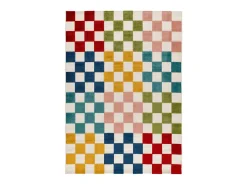 Alfombra De Exterior-Alfombra exterior - geométrico con relieve - - 80 x 150 cm - MILA Multicolor