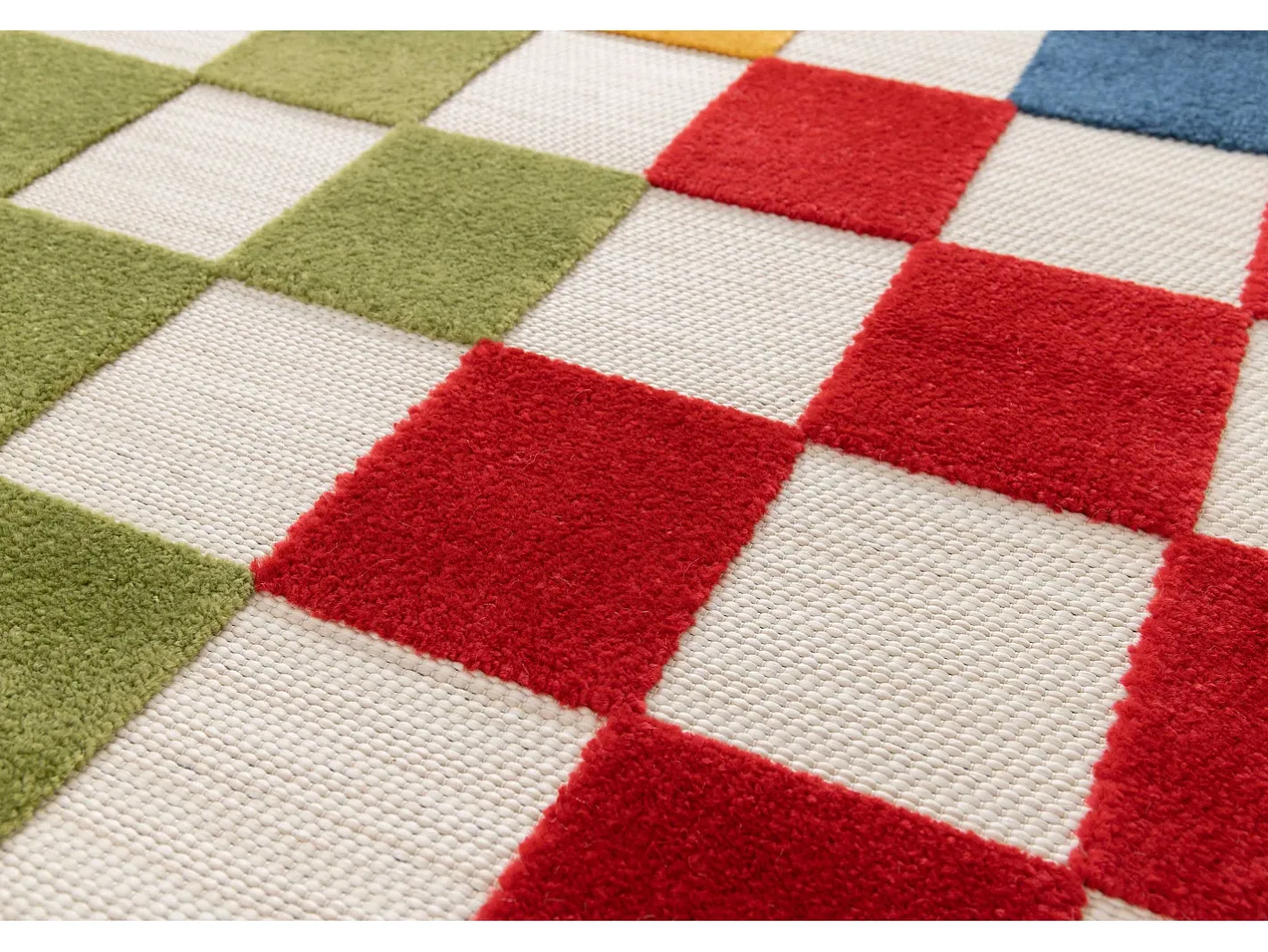 Alfombra exterior - geométrico con relieve - - 120 x 170 cm - MILA Multicolor Hot
