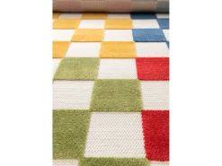 Alfombra exterior - geométrico con relieve - - 120 x 170 cm - MILA Multicolor Hot