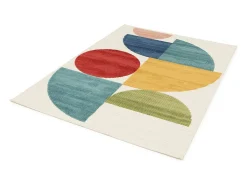 Alfombra De Exterior-Alfombra exterior - geométrico con relieve - - 80 x 150 cm - MILA Multicolor