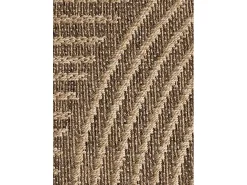 Alfombra De Exterior-Alfombra exterior - geométrico efecto yute - natural - 80 x 150 cm - ACRA Marru00f3n