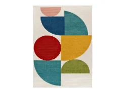 New Alfombra exterior - geométrico con relieve - - 120 x 170 cm - MILA Multicolor