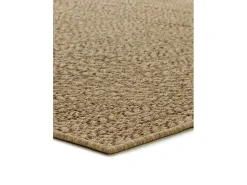 Alfombra De Exterior-Alfombra exterior - geométrico efecto yute - natural - 80 x 150 cm - ACRA Marru00f3n