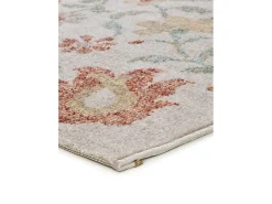 Outlet Alfombra exterior - motivos florales - - 200 x 290 cm - SAMARA Beige / Multicolor