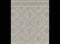 the carpet Alfombra De Exterior|Alfombra Redonda-Alfombra Exterior Interior diseño moderno - Beige - 160 cm Redondo - CALGARY Crema