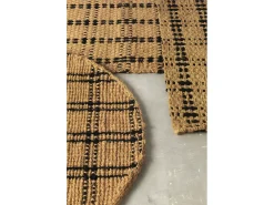 Online Alfombra fibra de coco 120 cm dia Marru00f3n