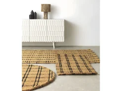 Sale Alfombra fibra de coco 120x180 cm Marru00f3n