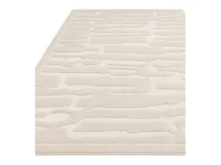 Alfombra geométrica - 120x170cm - crema - Valley Path Blanco roto Discount