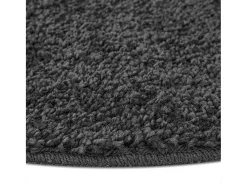 Clearance Alfombra oscuro 160 x 160 cm Polipropileno Gris