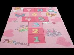 Clearance the carpet Alfombra Happy Life Juego Princesa - - 160x220 cm Rosa