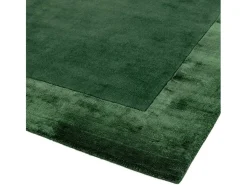 Alfombra De Salón-Alfombra hecha a mano Alfombra hecha a mano de lana y viscosa - 200x290cm - - Ascot Verde
