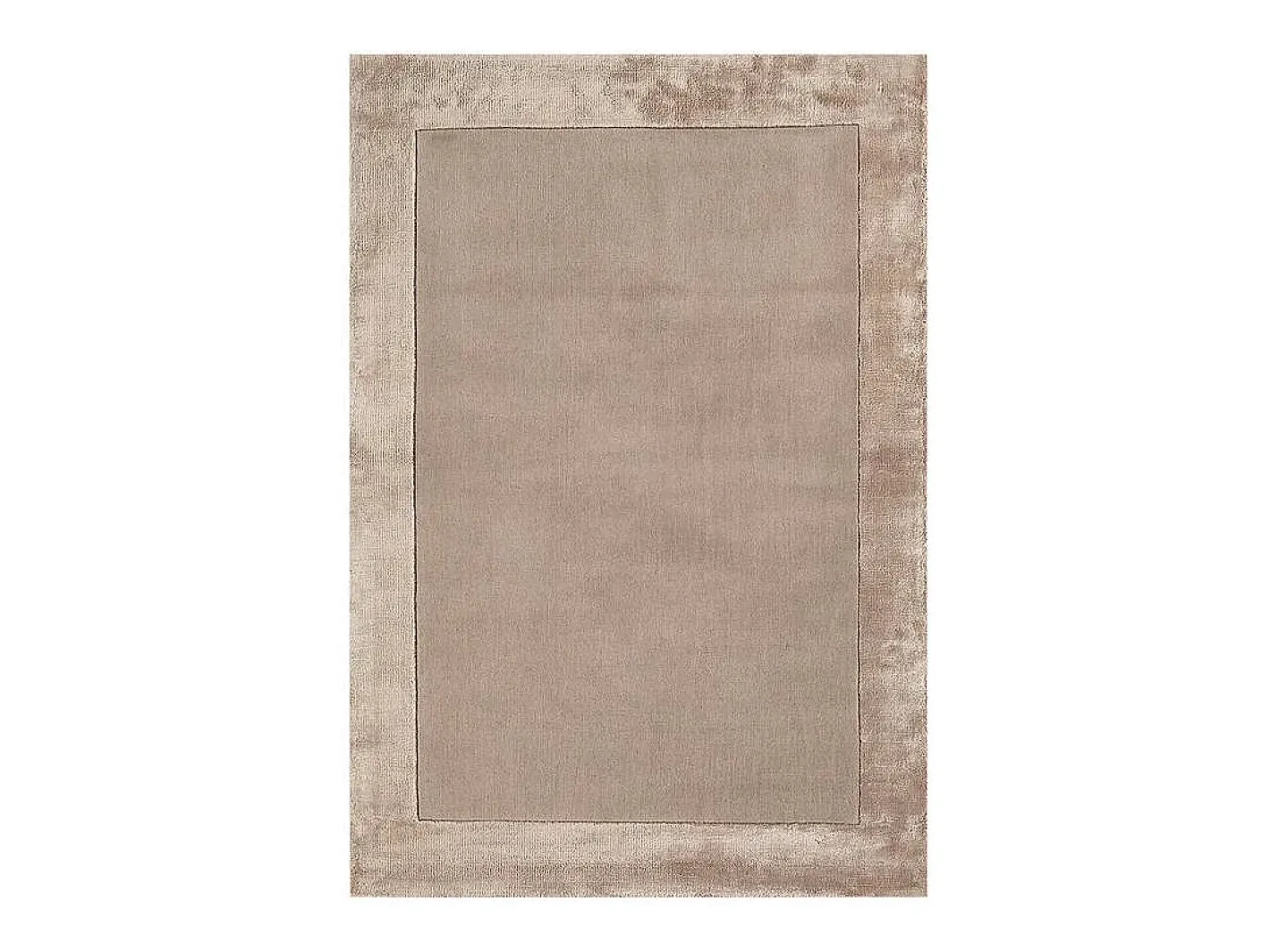 Alfombra hecha a mano Alfombra hecha a mano de lana y viscosa - 160x230cm - - Ascot Beige Best