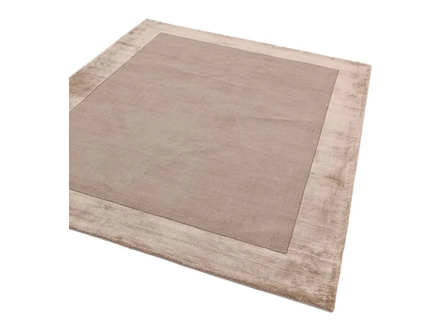 Alfombra hecha a mano Alfombra hecha a mano de lana y viscosa - 160x230cm - - Ascot Beige Best