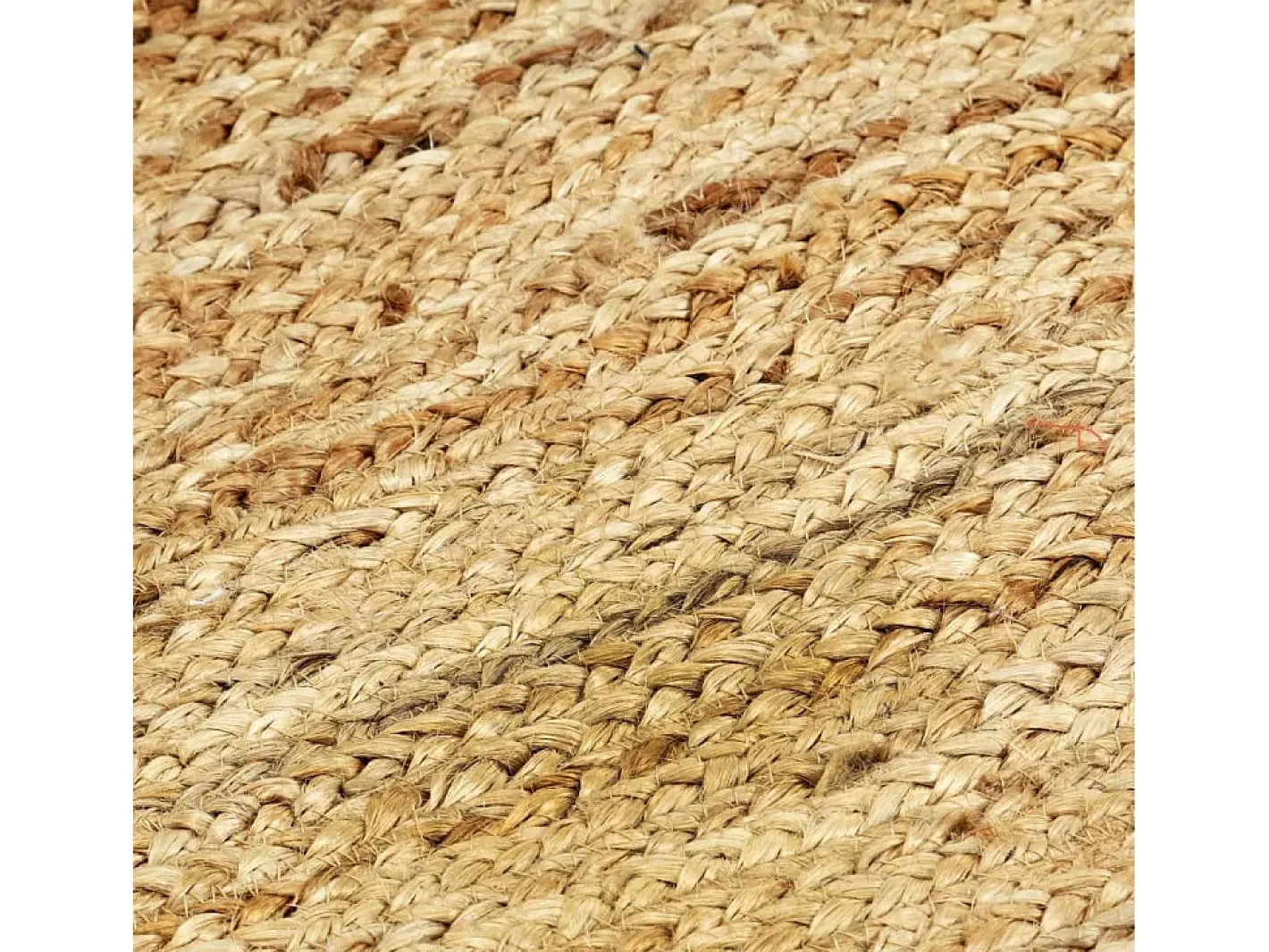 Clicnbuy Alfombra De Salón-Alfombra hecha a mano de yute natural 80x160 cm Marru00f3n