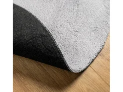 Alfombra HUARTE de pelo corto suave y lavable, , Ø 100 cm Gris Sale