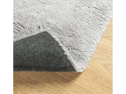 Alfombra De Cocina-Alfombra HUARTE de pelo corto suave y lavable en 80x150 cm Gris