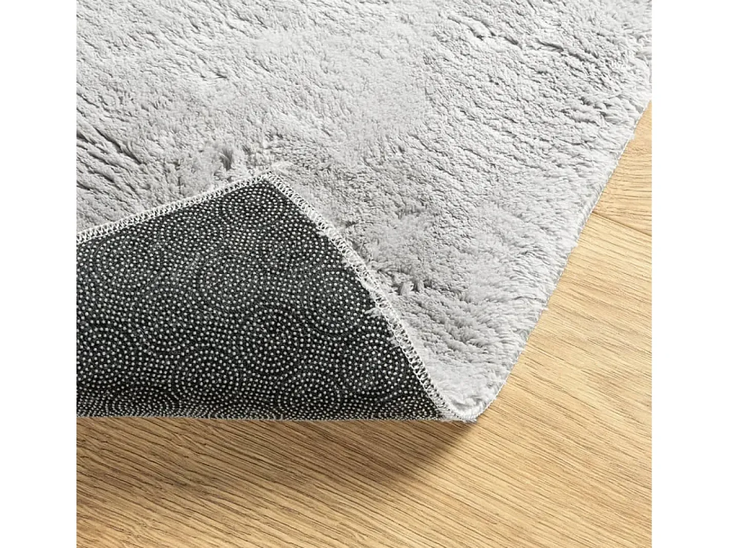 Alfombra De Cocina-Alfombra HUARTE de pelo corto suave y lavable en 80x150 cm Gris