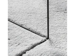 Alfombra De Cocina-Alfombra HUARTE de pelo corto suave y lavable en 80x150 cm Gris