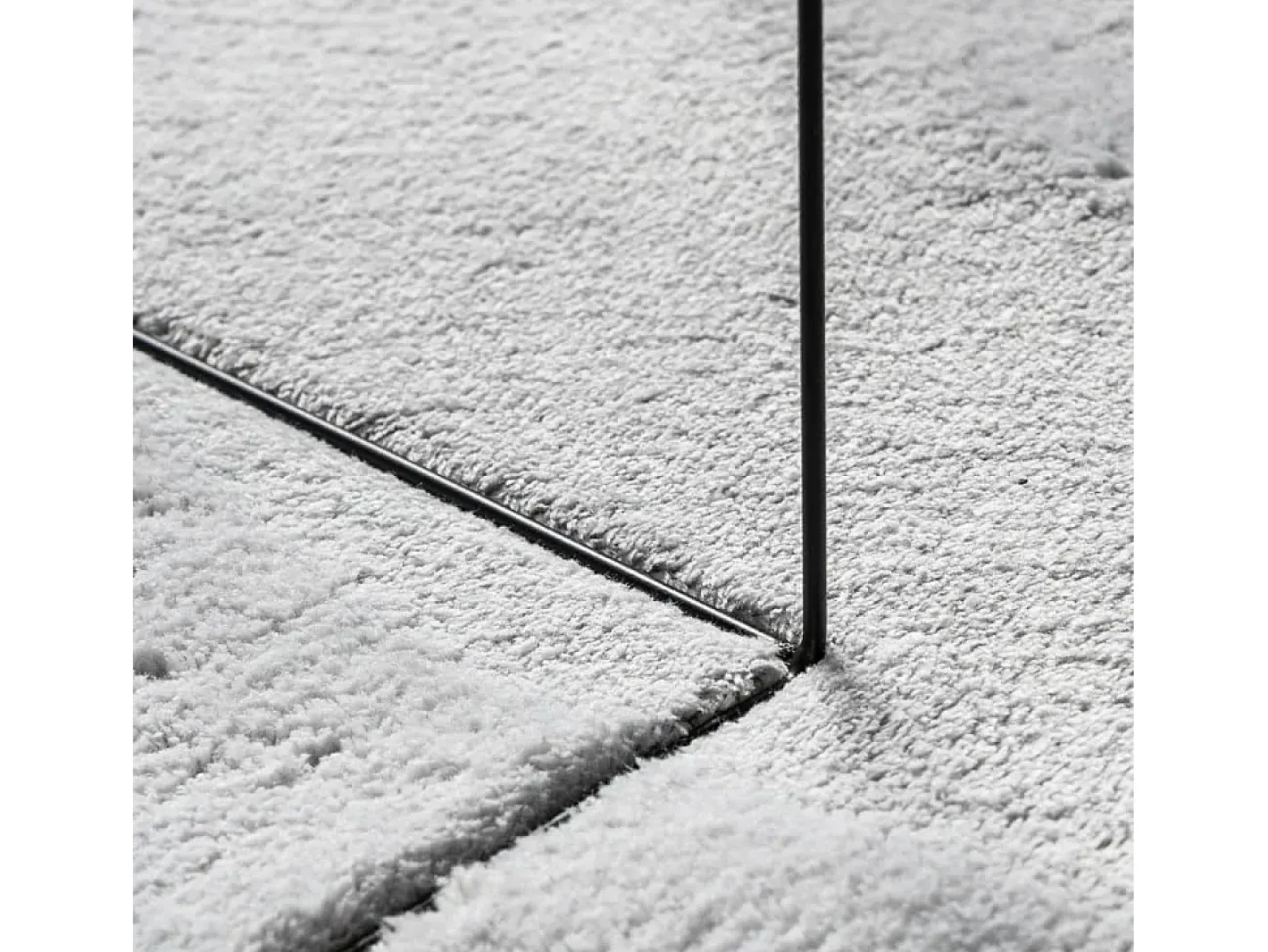 Alfombra De Cocina-Alfombra HUARTE de pelo corto suave y lavable en 80x150 cm Gris