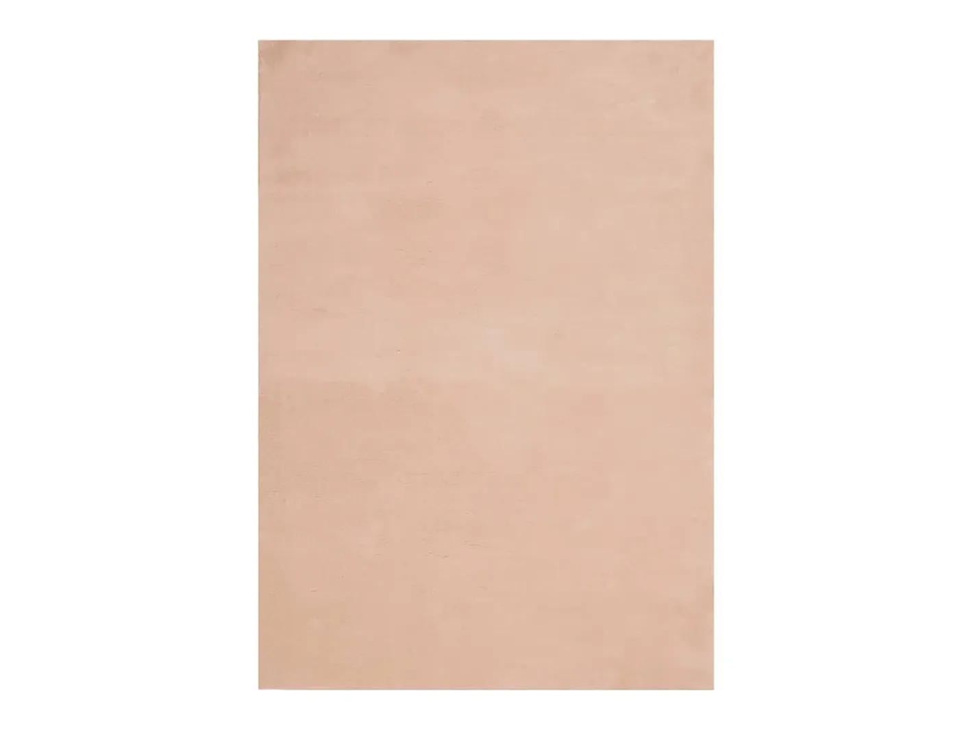 Alfombra HUARTE de pelo corto suave lavable rojo claro 160x230 cm Rosa Online