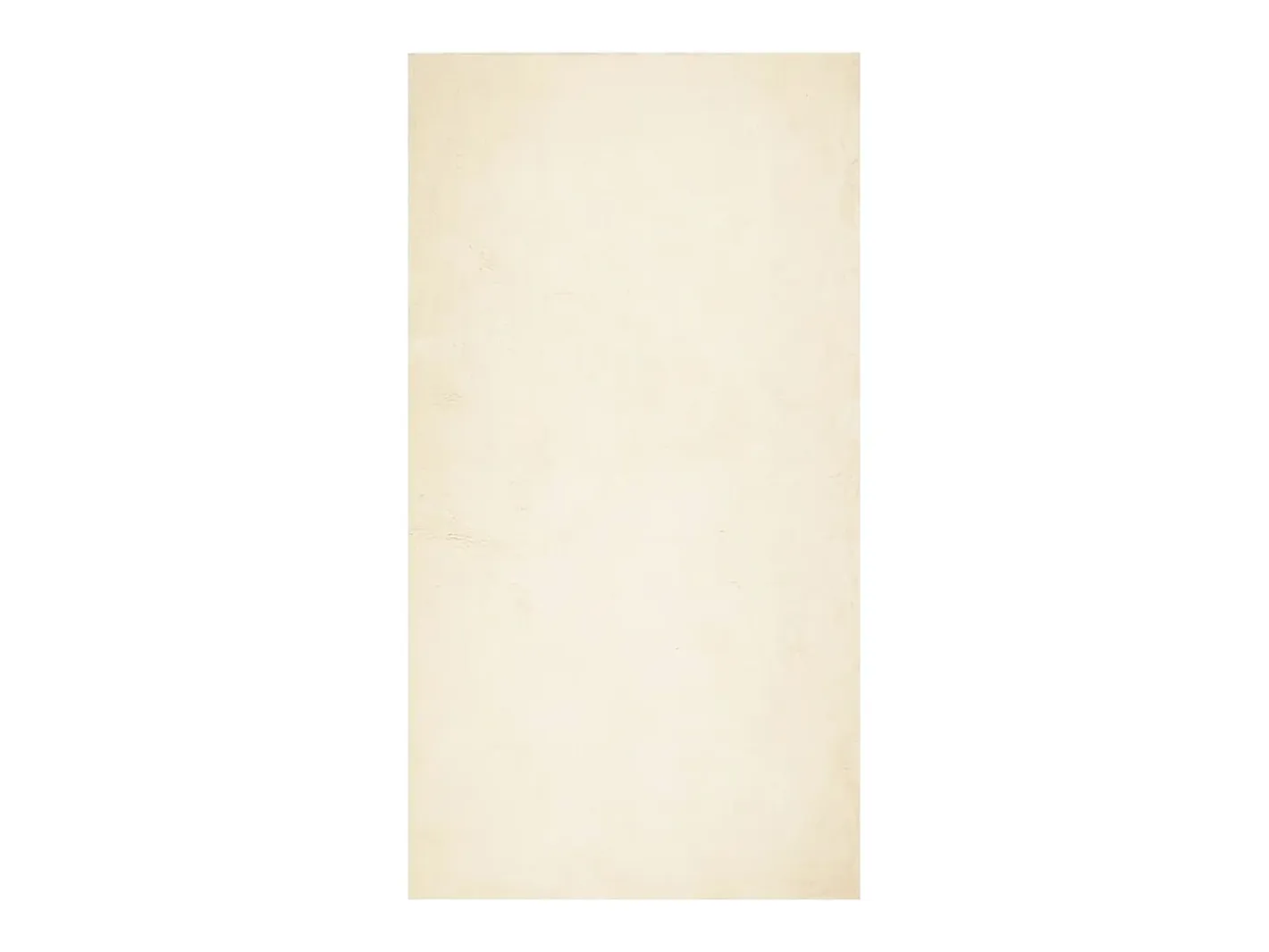 Online Alfombra HUARTE de pelo corto suave y lavable color crema 60x110 cm Blanco